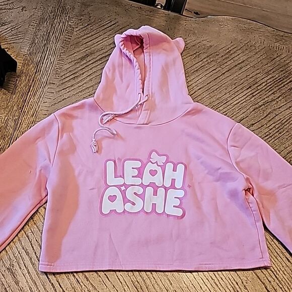 Pink leah ashe Hooded sweater size 7 - Picture 1 of 6
